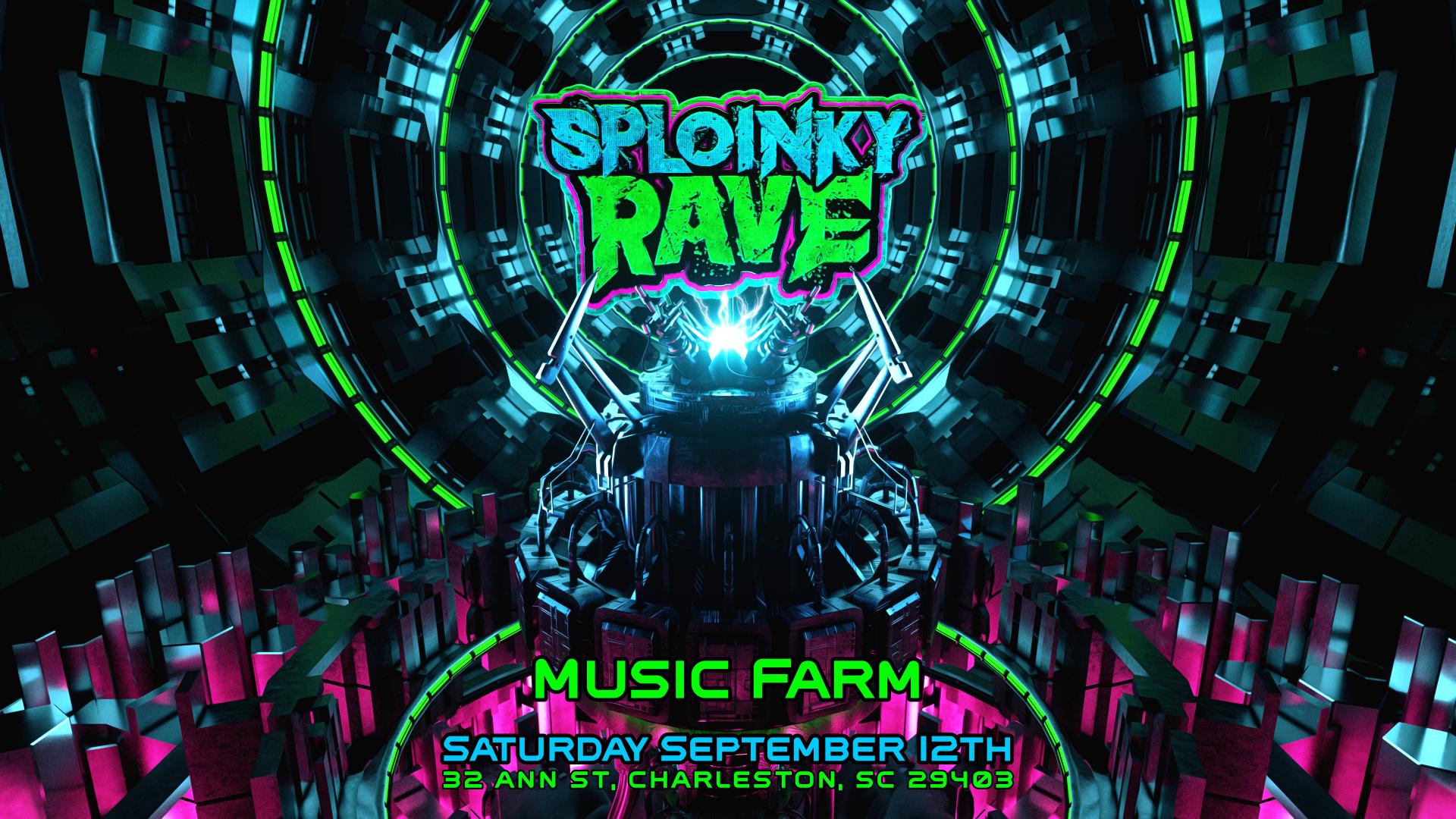 Sploinky Rave: Charleston at Music Farm on September 12, 2026